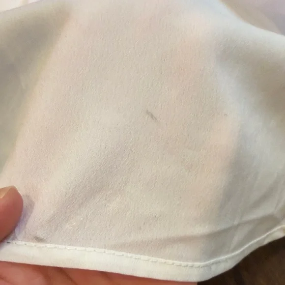 Issac Mizrahi Women's Layered Pink V-Neck Sweater with White Collar Small - Picture 6 of 9